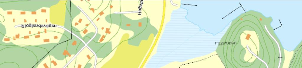 Skötselområde 1: Lövskog, viss naturvårdande skötsel 2: Tallskog och