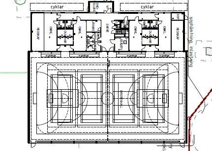 tunnelbanestation. Det finns även bra cykel- och gångmöjligheter. Cykelparkering kommer att anordnas i anslutning till entrén.