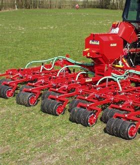 GRASS-MANAGER PNEUMATICSTAR Hydraulisk pinnvinkelinställning underlättar användningen av GRASSMANAGER