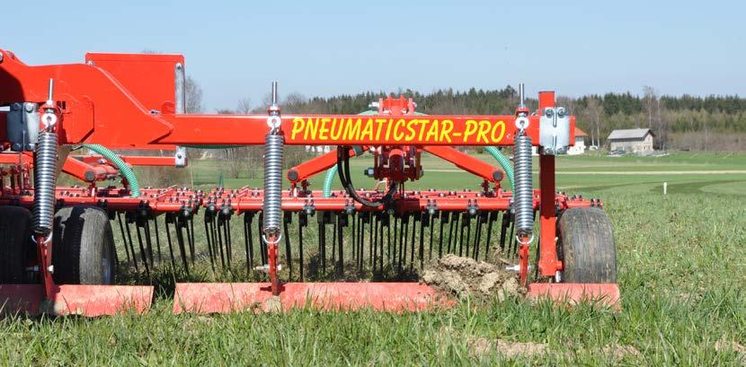 PNEUMATICSTAR-PRO PNEUMATICSTAR-PRO-STI Pinnaxlarna är av vridstyva rör vilket garanterar lika pinninställning och därmed samma pinnvinkel och aggressivitet över hela axellängden.