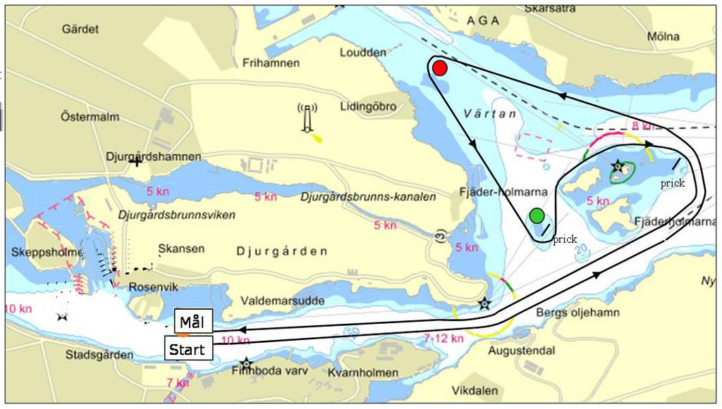 2018-05-24 6 Nr 704 * 13100 (T) Sjökort: 6141, 6142 Sverige. Norra Östersjön. Stockholm. Valdemarsudde - Lilla Värtan. Kappsegling 26-27 maj.