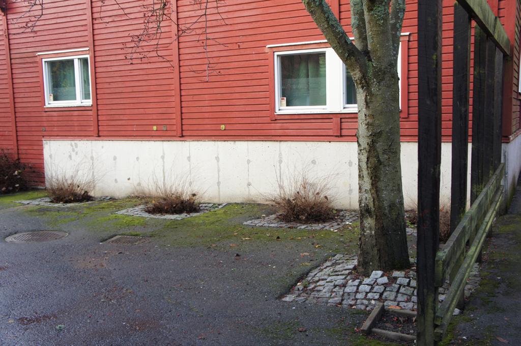 Renoveringsförslag - Område 2 Önskemål från kund: - Ta bort småplanteringar som inte fyller någon funktion och