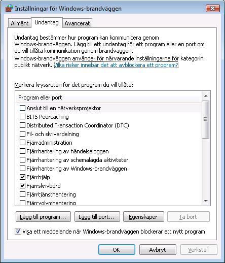 6 Ange informationen nedan om du vill lägga till port 54925 för nätverksskanning: 1.