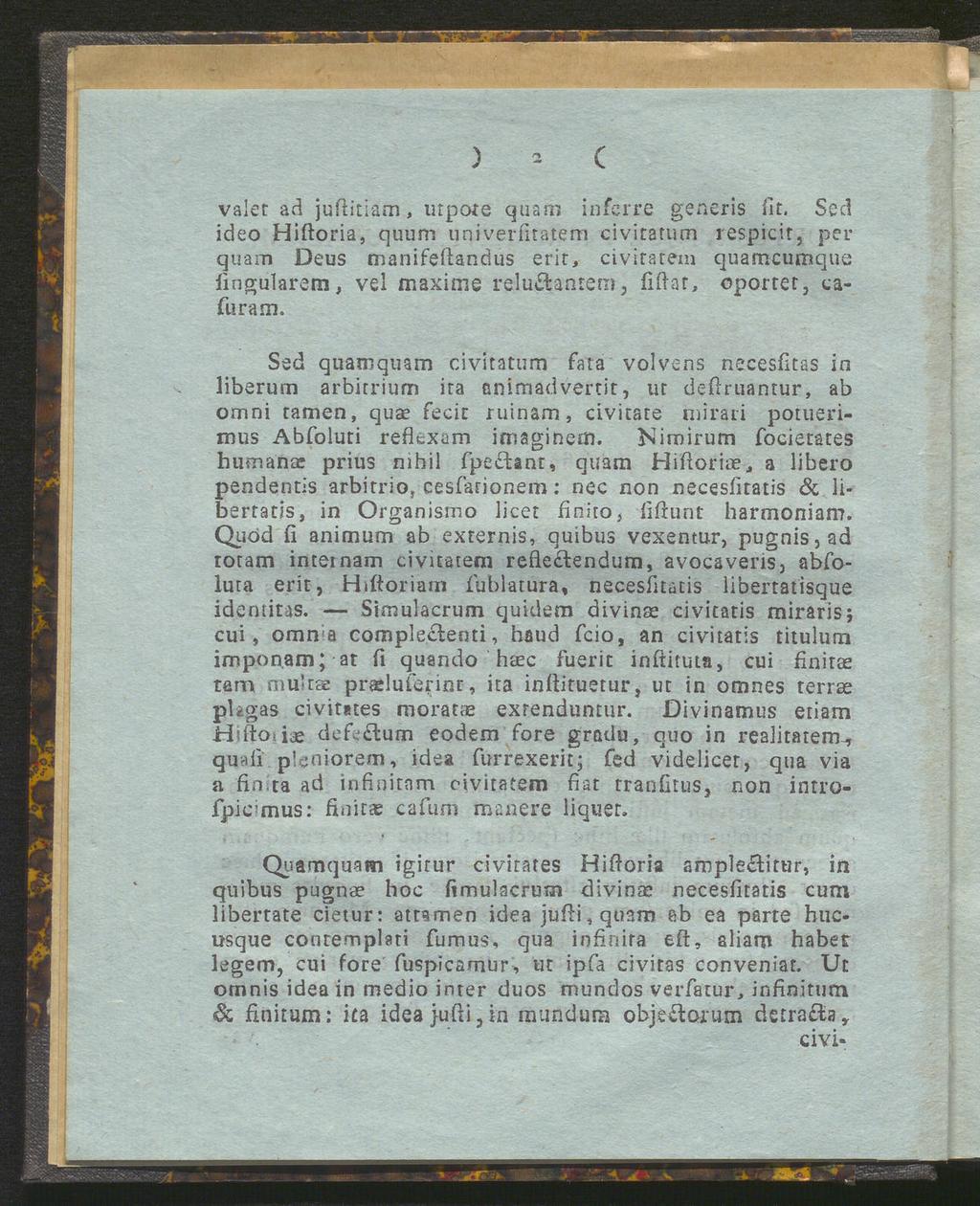 )» c valet ad juftiriam, utpote quam inferre generis fit.