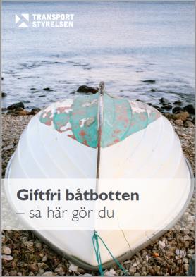 Sida 3 (6) gränsvärdet 5000 µg/cm 2 för koppar. Det innebär att 101 båtar behöver saneras från gammal bottenfärg.