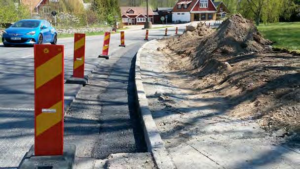 Standardhöjning på statliga cykelvägar Potten Standardhöjning på statliga cykelvägar har inte funnits med i tidigare cykelvägsplaner.