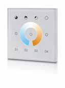 Control DALI DT8 24VDC CV Drivdon 100W DALI DT8 100W drivdon med inbyggd PWMdimmer 4x24V 4 kanaler PWM Grupp- och scenkontroll Konstant spänning 24V DW-, RGB- eller RGBW-LED-strip RF to DALI DT8 RF