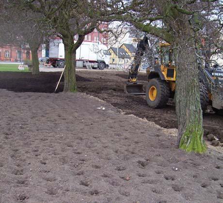 Standard för skyddande av träd vid byggnation Bilaga 2 Bilaga 2 - Markvitalisering På platser där marken fått försämrade växtegenskaper, antigen genom kompaktering eller att marken utarmats