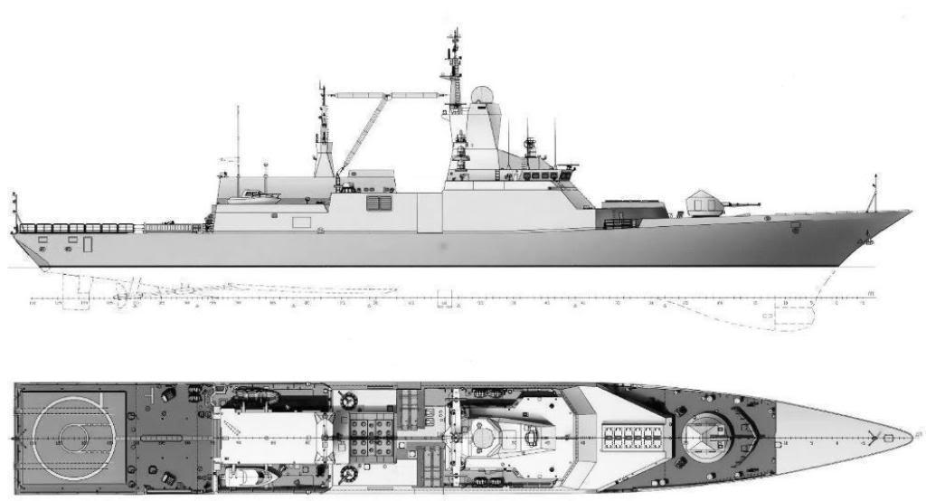 Korvettprojekt 20386 TIGER från Almaz (Ryssland) Designbyrån Almaz har utvecklat korvett projekt 20380 STEREGUSJTJIJ och efterföljaren projekt 20385 GREMJASJTJIJ till ryska marinen.
