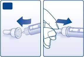M Ta alltid bort injektionsnålen efter varje injektion och förvara alltid din FlexPen utan injektionsnål påsatt. Annars kan vätska läcka ut, vilket kan leda till felaktig dosering.