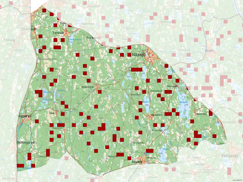 Trots namnet skiljer inte Äbin på skador som orsakats av andra vilda hjortdjur än älg. Resultaten avser förvaltningsområdet som helhet, lokala variationer förekommer inom området.