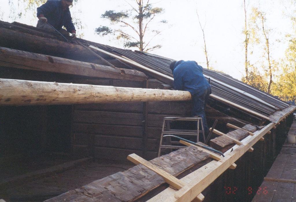 Jämtgården: Notera takfotbrädans