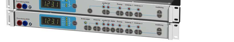 Skillnad på modellerna i M-serien M100 M200 M300 Spänningsvisning (DC) Strömvisning Spänningsvisning (AC) Visning jordfelsvärde Överspänning Underspänning 1