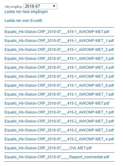 Nya rapporter Equalis_Hb-Glukos-CRP_2018-07 Resultatrapport