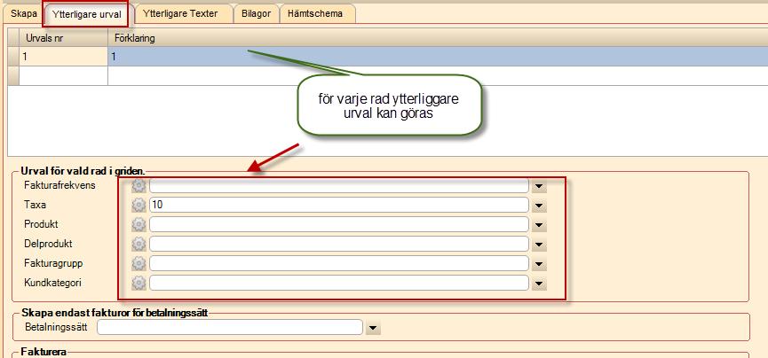 Scrum 37529 ärende 55990 Faktura > Skapa Faktura Nu kan man utesluta kundkategorier vid skapande utav fakturafil.