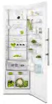 grönsaker fräscha längre, Höjd 1854 mm Frysskåp, A+, 229 liter, Rostfri, FrostFree, Elektronisk styrning, SnabbInfrysning med auto återställning, 6 frysbackar med transparent front, 1 infrysningsfack