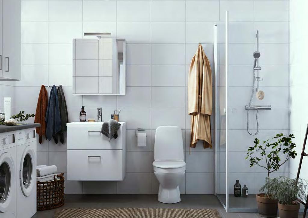 BADRUM Från ett funktionellt utrymme för personlig hygien och tvätt till en skönt avslappnad miljö för återhämtning och egen tid. Badrummet har gjort en tidsresa som heter duga.