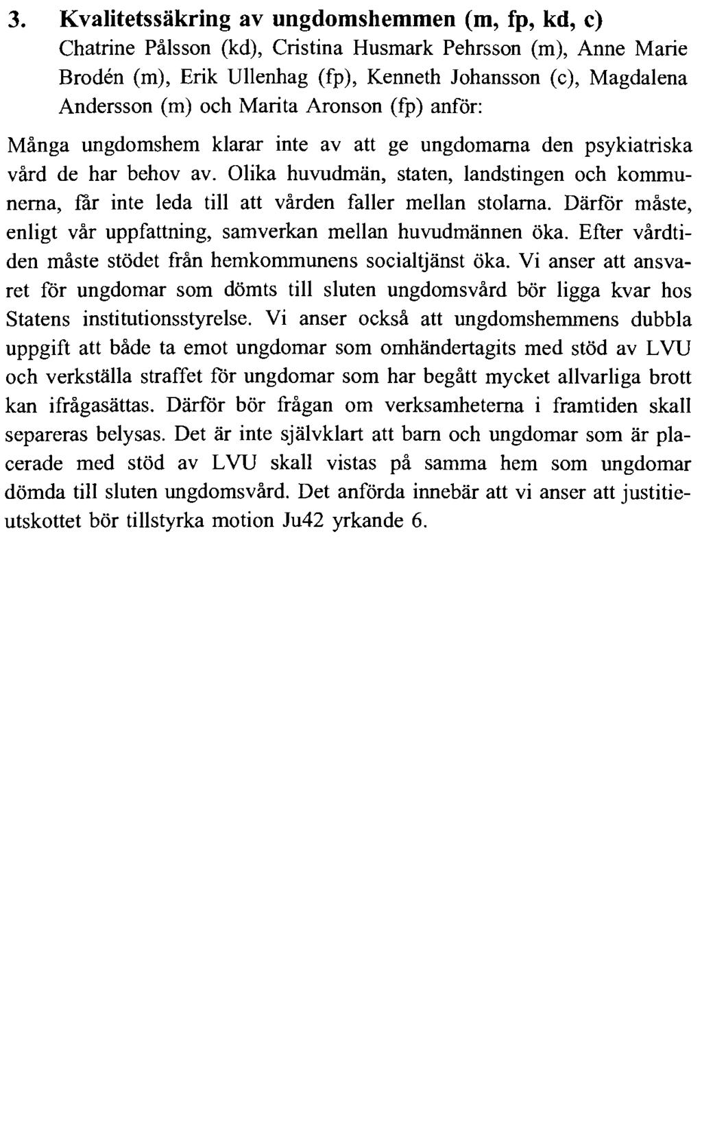 SOCIALUTSKOTTETS YTTRANDE 2005/06:SOU5Y BILAGA 4
