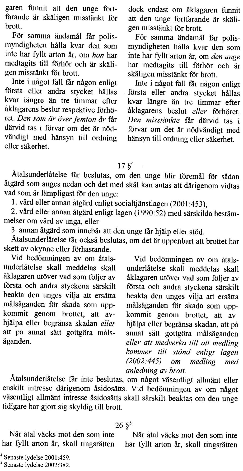 REGERINGENS LAGFÖRSLAG