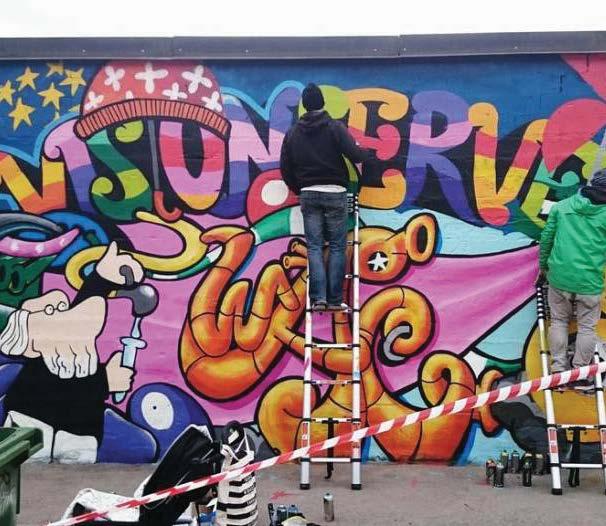 Snösätra Graffiti Hall of Fame, Remake 2016. Det är namnet på Nordens största graffiti-fest som äger rum nästa helg, 7 8 maj, på Snösätragränd i Rågsved.