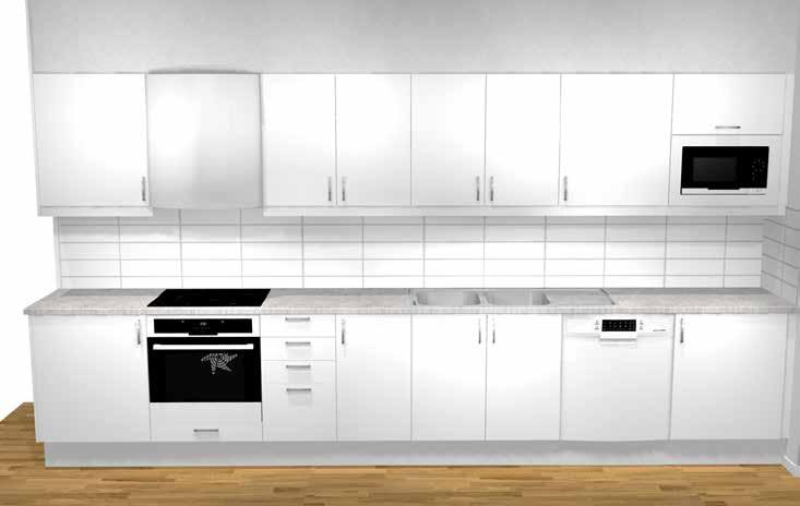 Köksinrede: 4-våningshusen 94,9m 2 Hus 4, 5 och 6 Lägenhet: 2 18 34 6 22 38 10 26 42 14