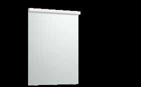 Standard Tillval 1 (A-) äller WC (lilla) Svedbergs överdel Imago Spegel LED Svart matt Inkl. Tvättställsljus Övre ljuskälla 7,9 W 610 lm Undre ljuskälla 10 W 650 lm IP44.