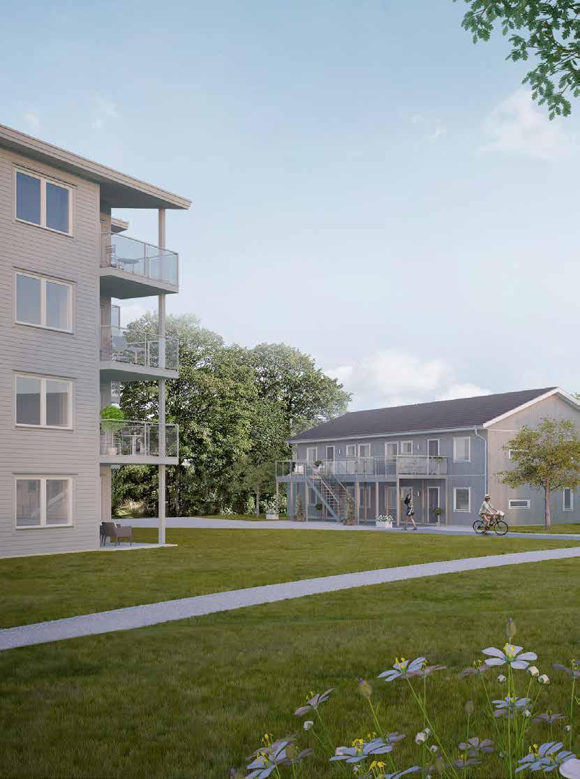 Hemma på din gata Nu får vi äran att presentera Brf Adamstorp - 60 st nyproducerade bostadsrätter i storlekar mellan två rum och fyra rum med boytor 73 m² till 102 m².
