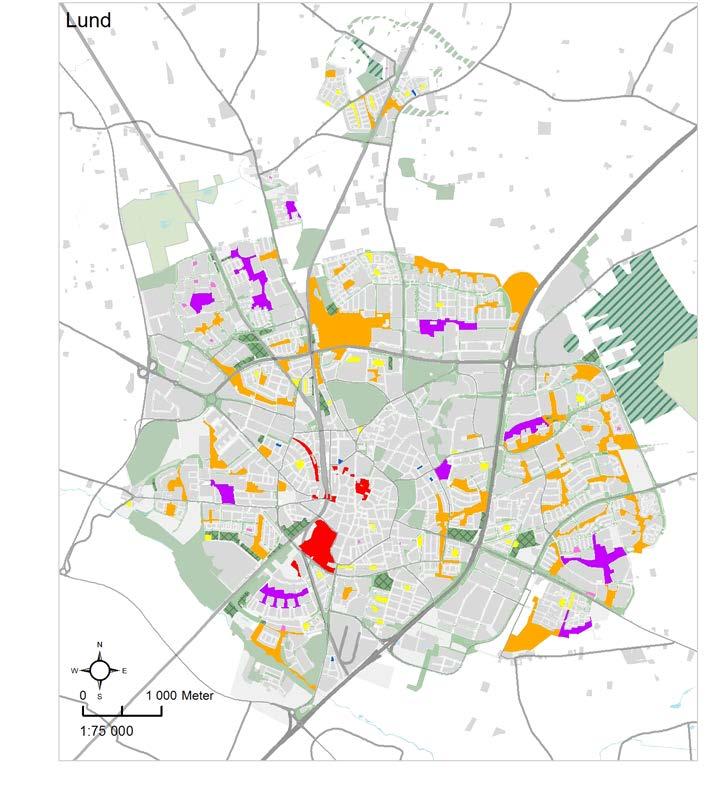 50 51 KVALITETSMÅTT FÖR PARK- ER OCH GRÖNSTRUKTUR Gröning: En gröning har en storlek på minst 0,2 ha.