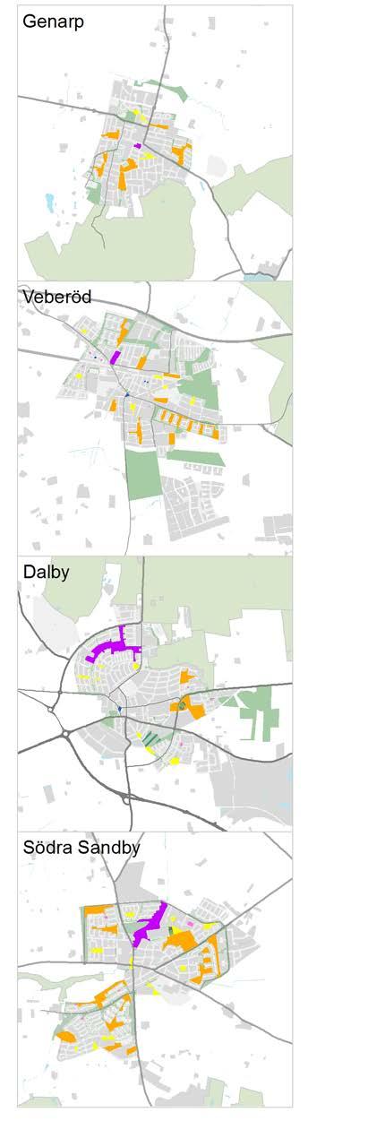 Stadsdelspark: Minst en stadsdelspark ska finnas i varje stadsdel Karaktärer: Minst tre av Grahns åtta parkkaraktärer (se s.