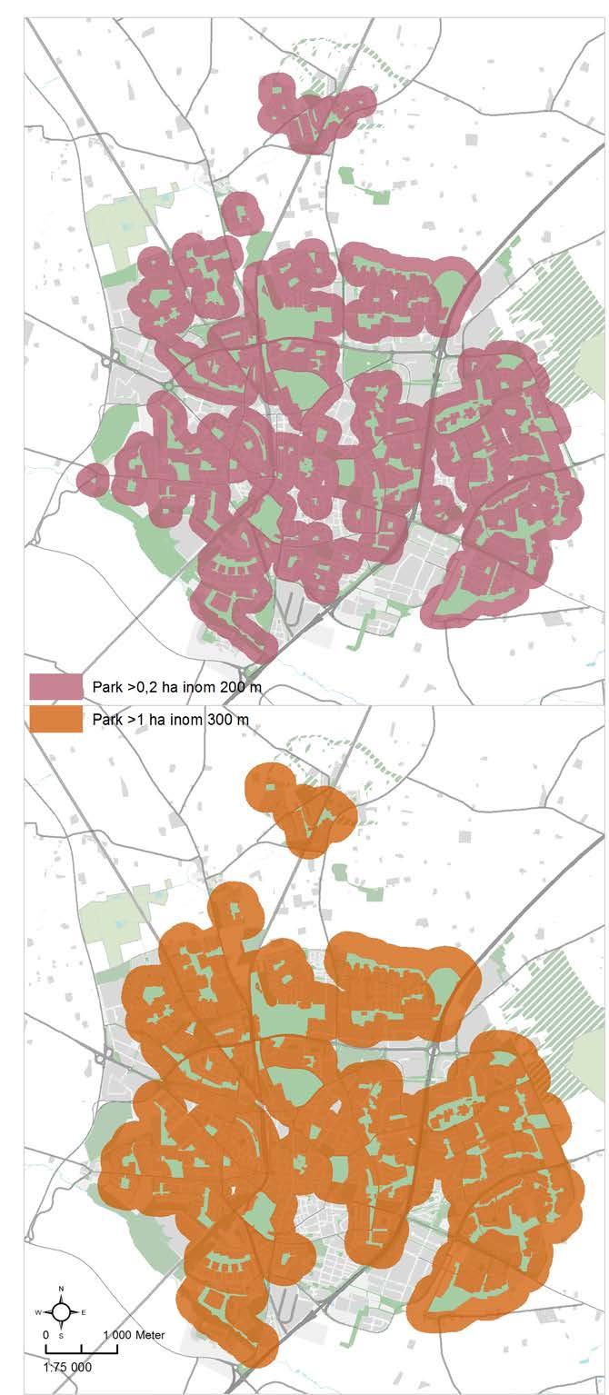 52 53 Tillgång Kvalitet Nåbarhet Tillgång: den faktiska resursen som bostadsnära natur utgör Nåbarhet: den faktiska och upplevda tillgängligheten till denna natur Kvalitet: den bostadsnära naturens