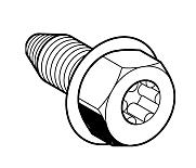 De runda hålen för skruvens gänga finns då i balk- respektive konsolfoten. Självgängande skruvar Gängad bult med Torx 50 alt. nyckel 17 mm och självlåsande för fastsättning i Torx 50 IP Obs!