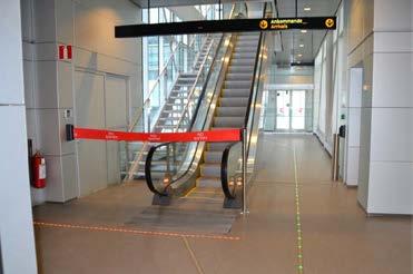 Bekräfta att flödet ska öppnas genom att trycka OK. 5. Kontrollera att flödet är korrekt (Schengen eller Non Schengen) och att dörrarna i passagerarflödet öppnas rätt innan passagerarna släpps på.