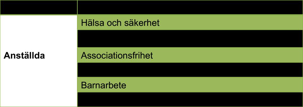 Analys mänskliga rättigheter (Tabell 2)