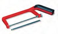 Hög skärprecision. Med mjukt gummihandtag i främre grepp. Levereras med 1 st bimetall blad.