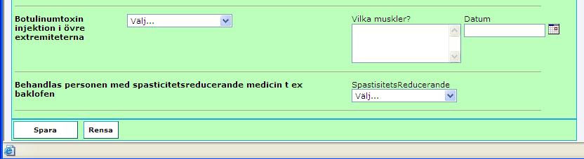 Namn och personnummer hämtas då från patientformuläret. Stäng sedan fönstret och fortsätt att registrera i formuläret.