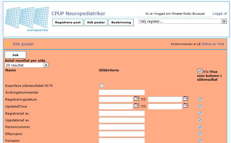 kan inte göra några ändringar av informationen i detta läge. 7.