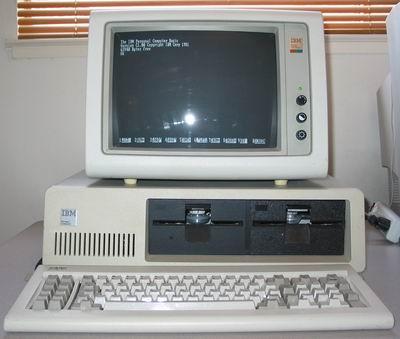 IBM PC 1981: IBM 5150, 1 200 $ Intel 8088, 4.