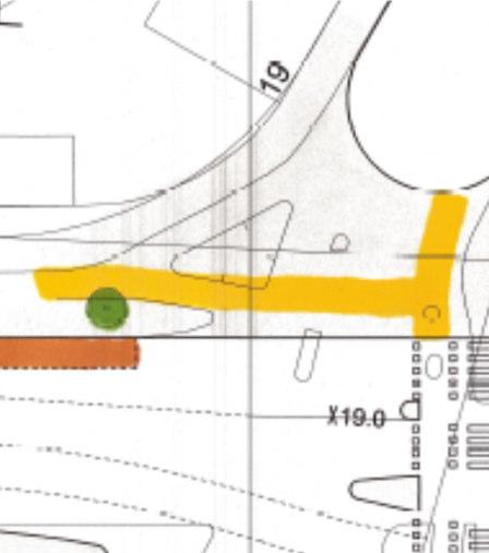 Cykeltrafik För cykeltrafiken anläggs cykelbana på södra sidan om