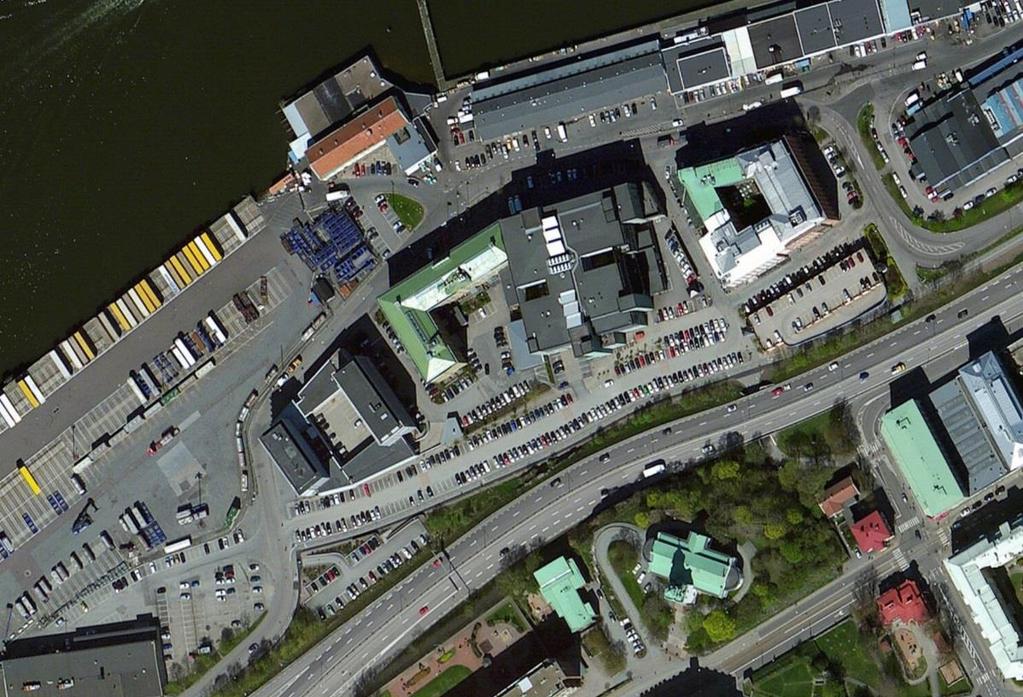 7 4 Amerikaskjulet 11 20 3 9 17 5 12 2 1 7 7 8 Figur 3-3 Parkeringsytor i anslutning till Klöverns fastigheter i Fiskhamnen.