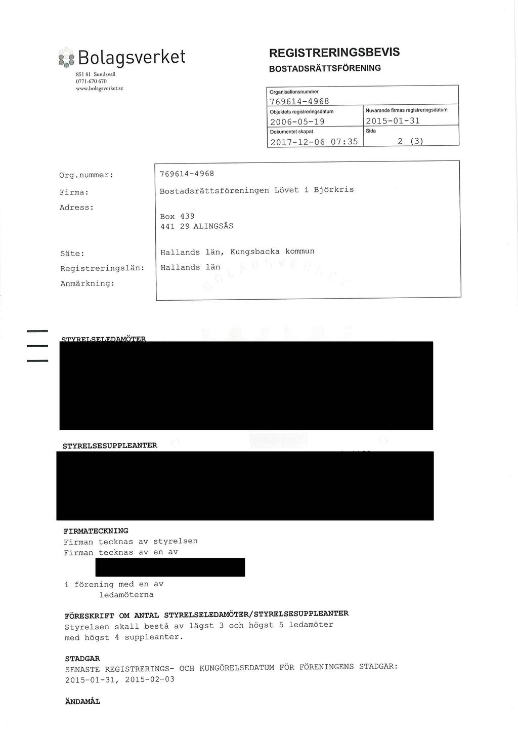 Boagsverket 851 81 Sundsva 077 1-(>70 670 www.bobgs\ crkct.