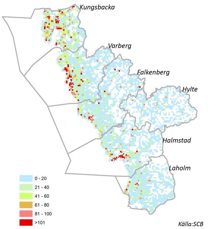 Länsstyrelsen i Hallands län 2018-04-04 Dnr 604-6474-2015 139(206) tillgång till marknadsaktörer i länet och vilka affärsmodeller de erbjuder.