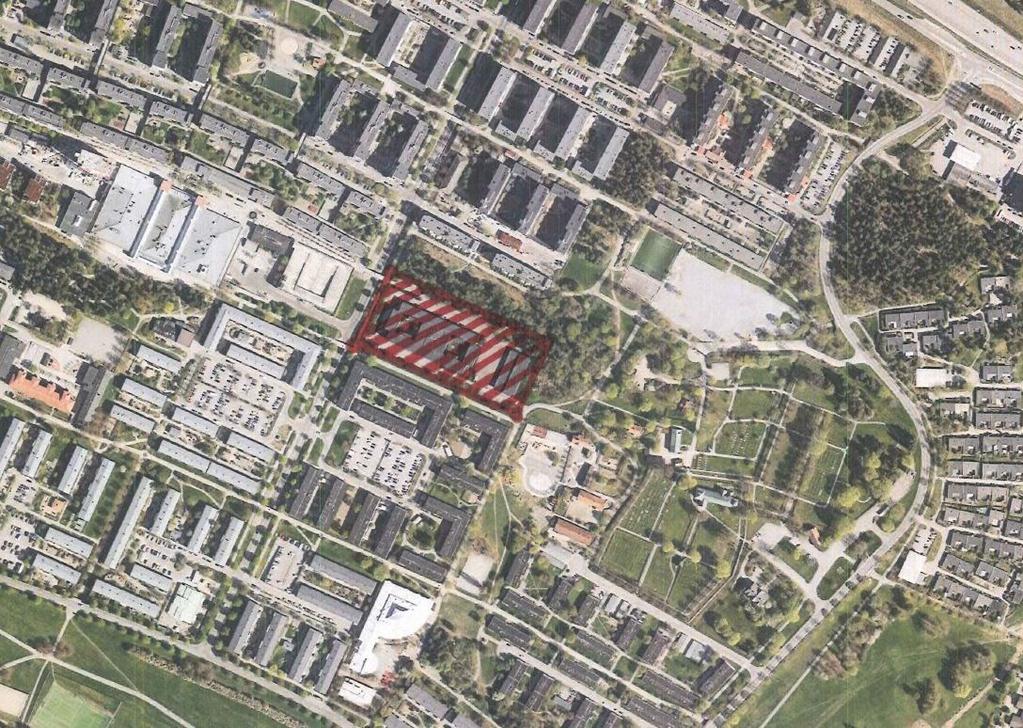 Sida 3 (10) ett överskott av lediga skollokaler i området. Platsen är väl lämpad för bostadsbebyggelse och kontor med närhet till centrum och grönområden.