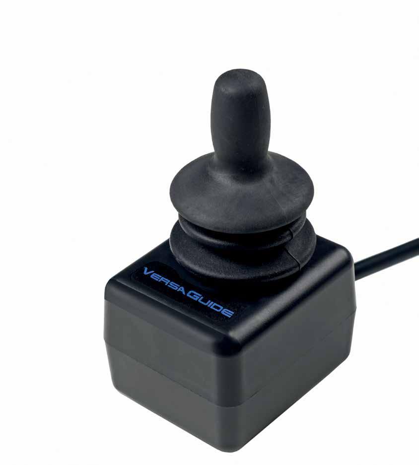 JOYSTICKS VERSAGUIDE VersaGuide är en fullt proportionell och hållbar kompakt joystick som kan monteras praktiskt taget överallt.