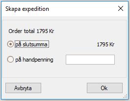 Optitec RS Kassa (Nya) Vid hämtning av order finns nu