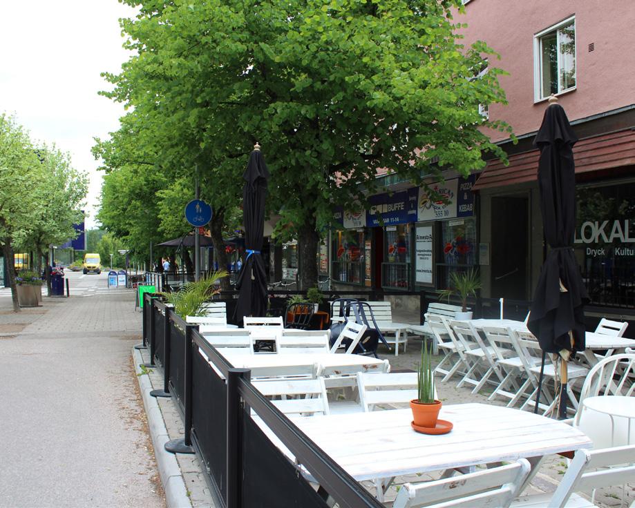 UTESERVERINGAR KLUSTER AV UTESERVERINGAR LÄNGS KUNGSGATAN OCH RUNT MARKUSTORGET Totalt