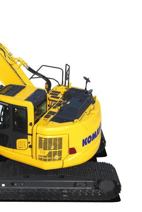 PC228USLC-10 Komfort i toppklass Bred, rymlig hytt Låg ljudnivå Låg vibrationsnivå