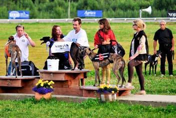 set Eriksson, Darkling Night och Hazel O Hanna följde hela loppet och tog semifinalplatserna. Ut åkte Themis och Mrs Ching.
