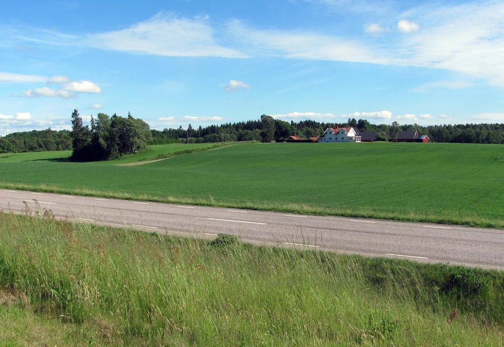 Vy från delområde 3 mot området söder om Rv42 Befintlig service och verksamheter Inom planområdet saknas verksamheter. Direkt norr om planområdet ligger fastigheterna Verkmästaren 1 3.