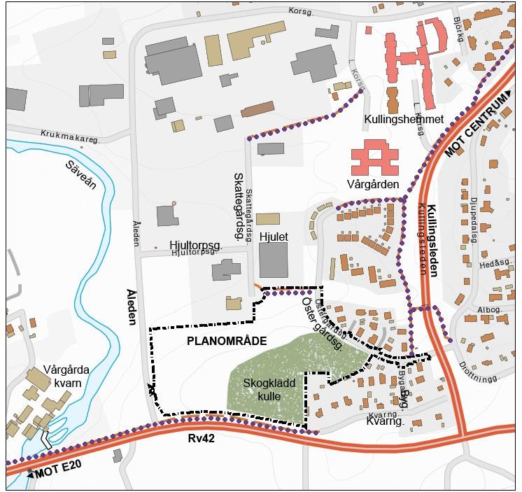Inledning Planens syfte och huvuddrag Planens syfte och huvuddrag är att: Möjliggöra nya bostäder i Vårgårda tätort där färdig infrastruktur finns liksom offentlig och kommersiell service.