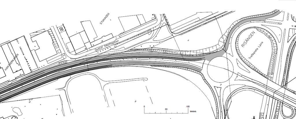 23 (31) Förstudie utformning av kollektivtrafikkörfält Söderköpingsvägen Kollektivtrafikkörfält har förlagts på Söderköpingsvägen på sträckan mellan Gustaf Adolfsplan och trafikplats Ljura.